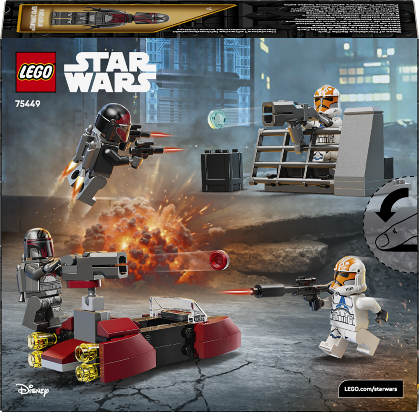 LEGO Star Wars 75449 Mandaloren piiritys ‑taistelupakkaus