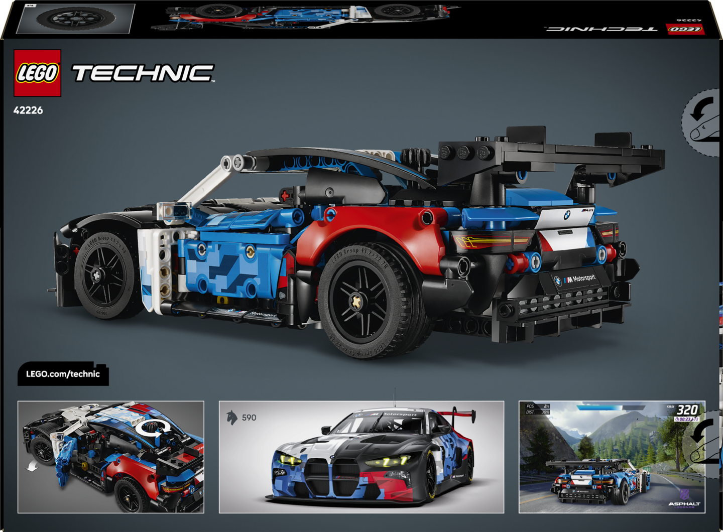 LEGO Technic 42226 BMW M4 GT3 EVO -kilpa
