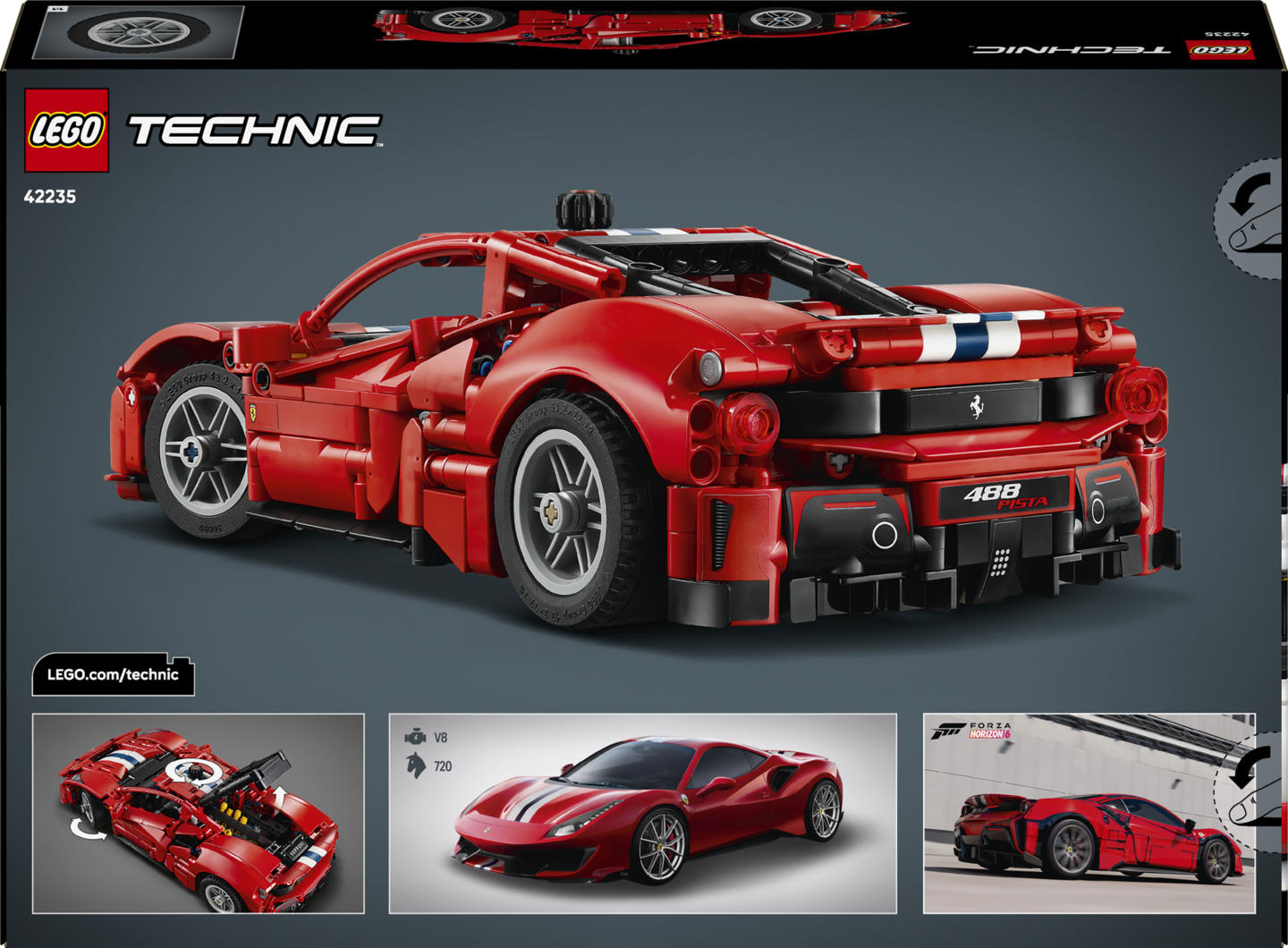 LEGO Technic 42235 Ferrari 488 PISTA