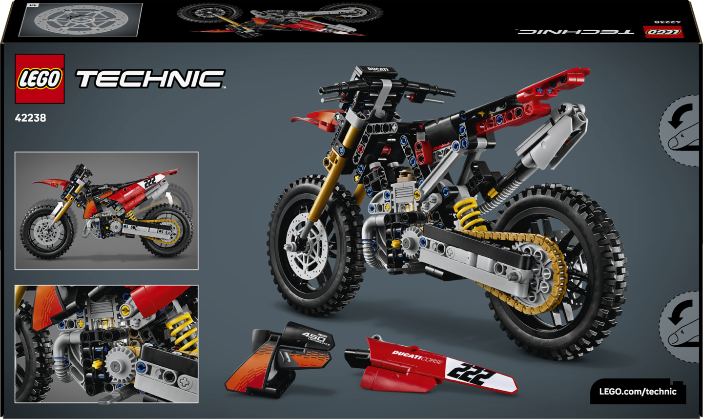LEGO Technic 42238 Ducati Desmo450 MX