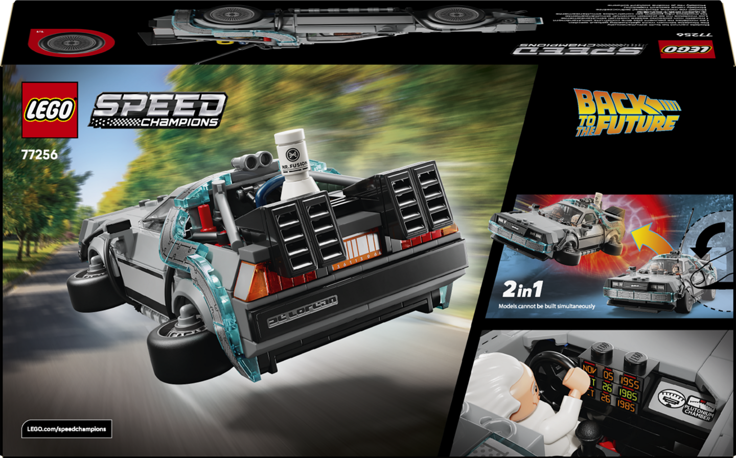 LEGO Speed Champions 77256 Aikakone Paluu tulevaisuuteen ‑elokuvasta