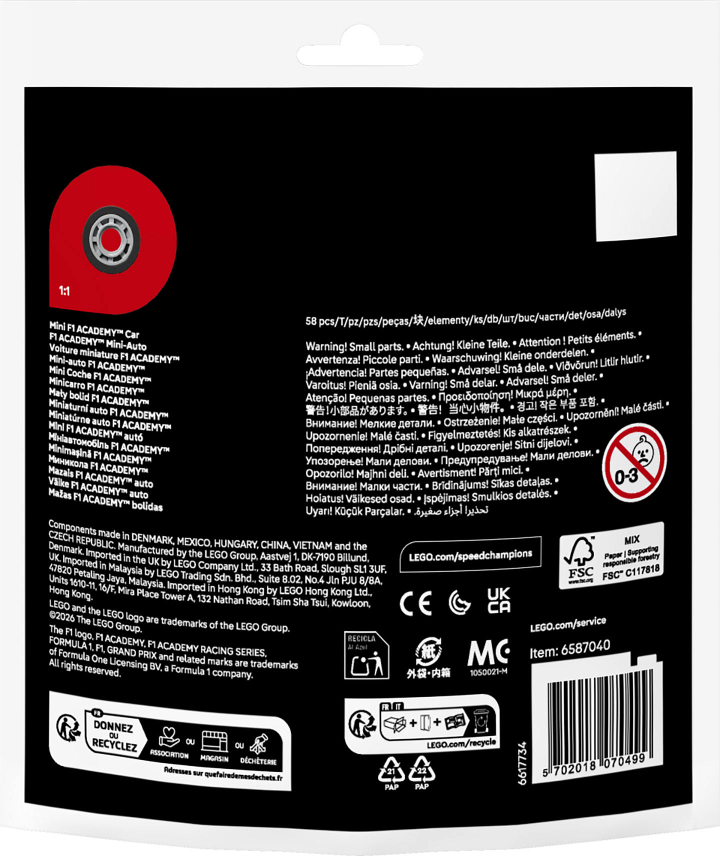 LEGO Recruitment Bags 30734 SPEED CHAMPI