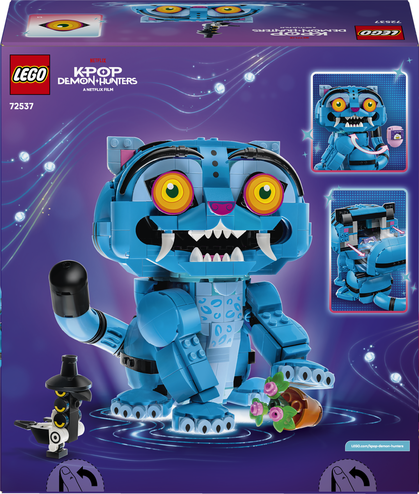 LEGO KPop Demon Hunters 72537 Derpy-tiikeri ja Sussie-lintu