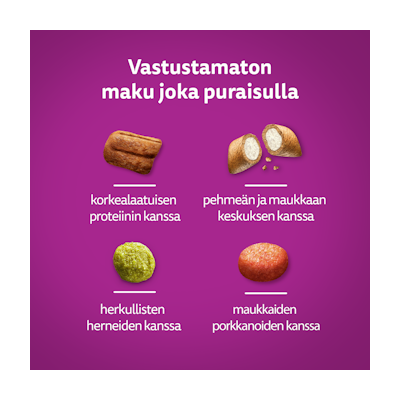 Whiskas 1+ kissan kuivaruoka 1,9kg härkä