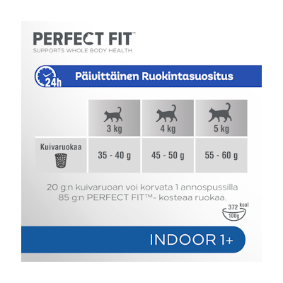 Perfect Fit Indoor 1+ kana 750g