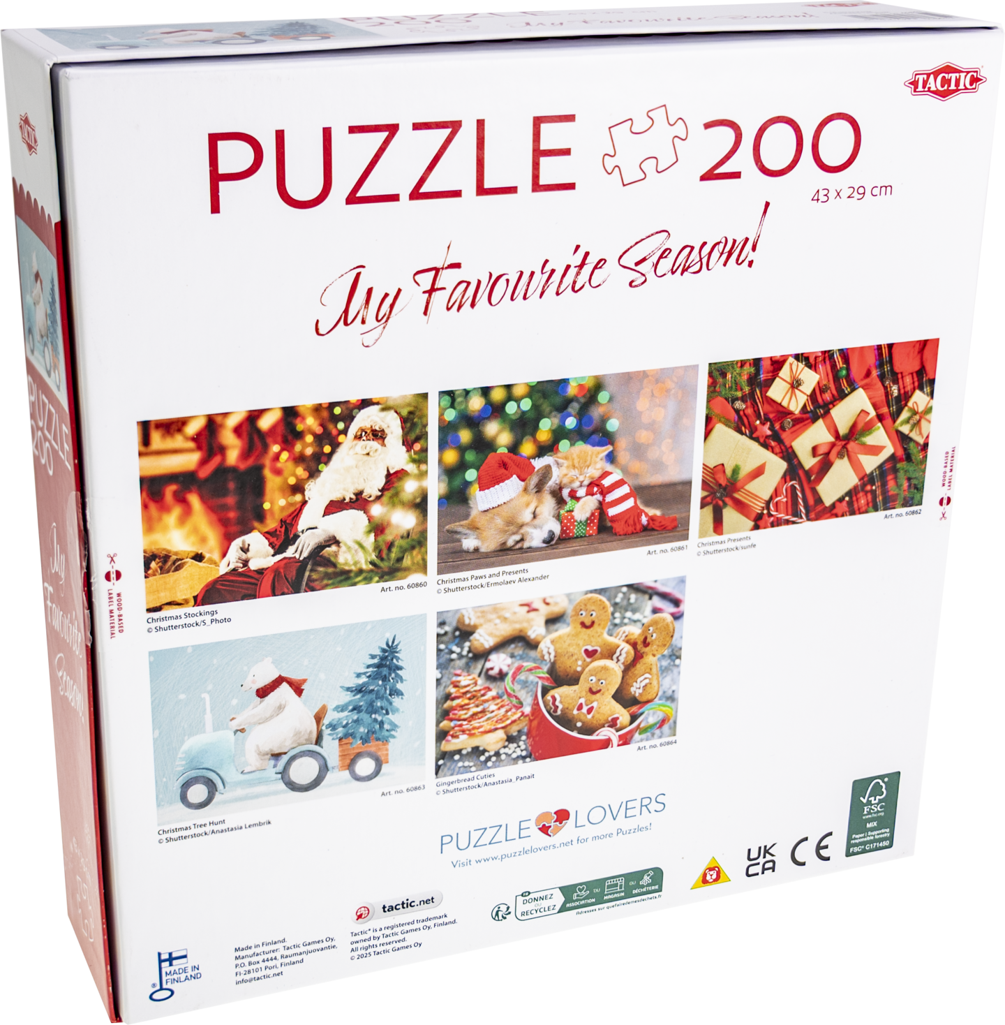 Tactic Christmas tree hunt palapeli 200p