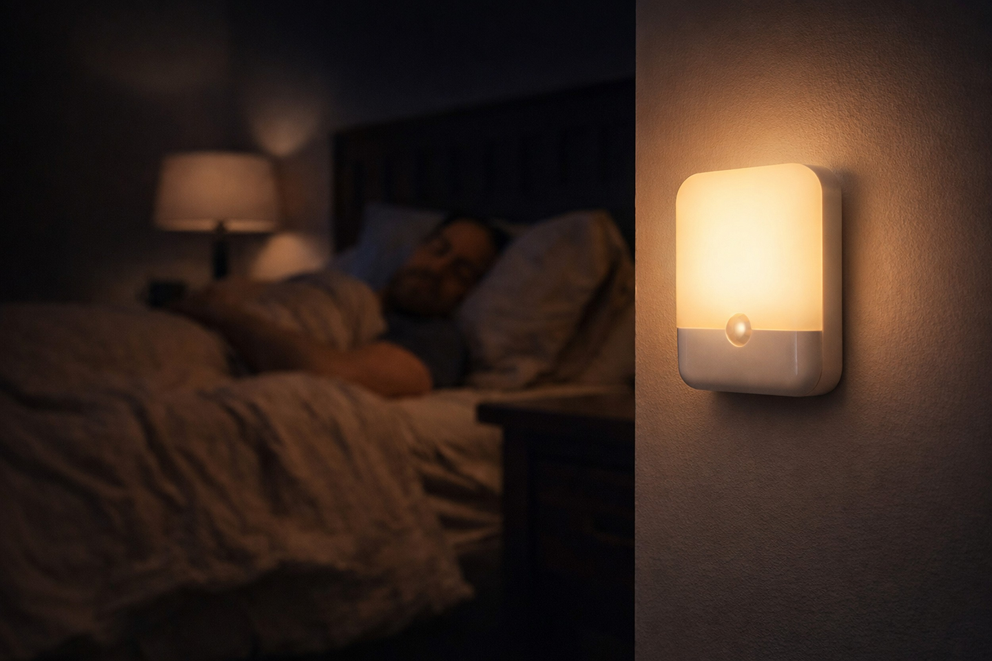 Airam Dover yövalo hämäräkytkimellä USB ladattava