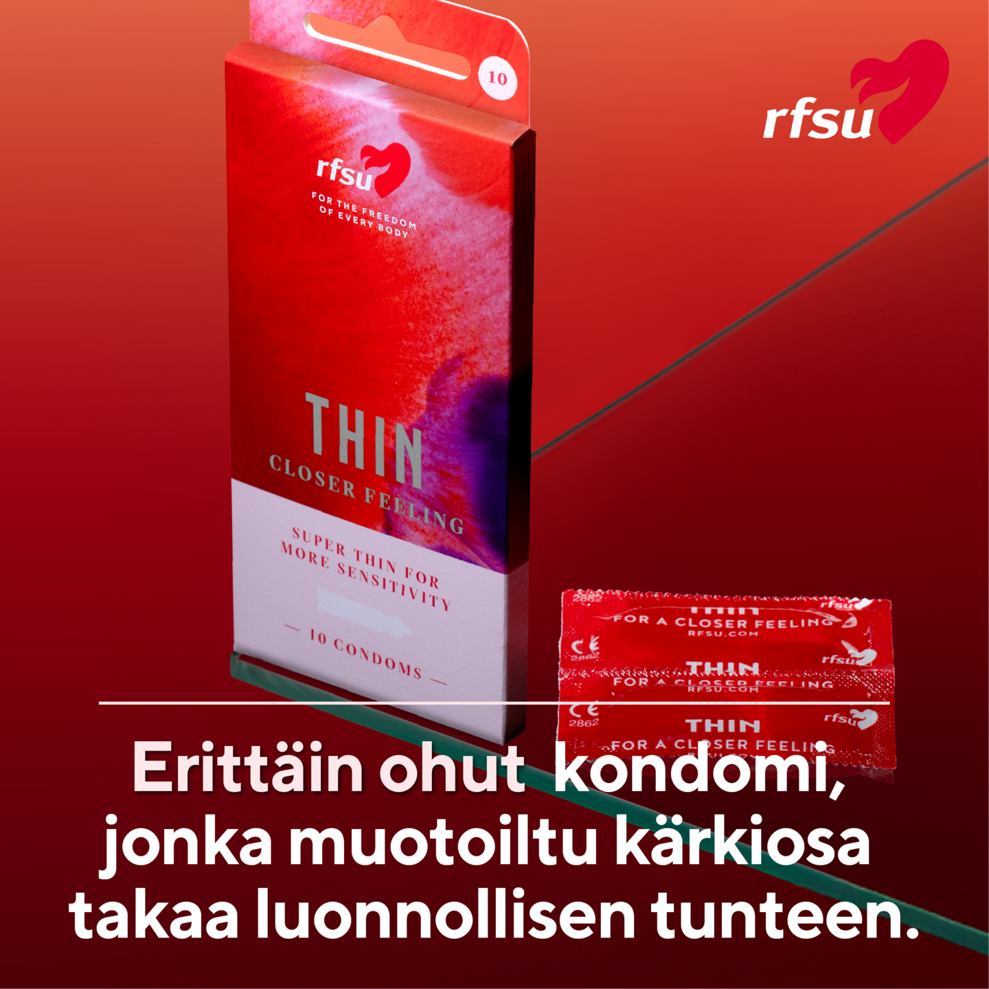 RFSU Thin ohut kondomi 10kpl
