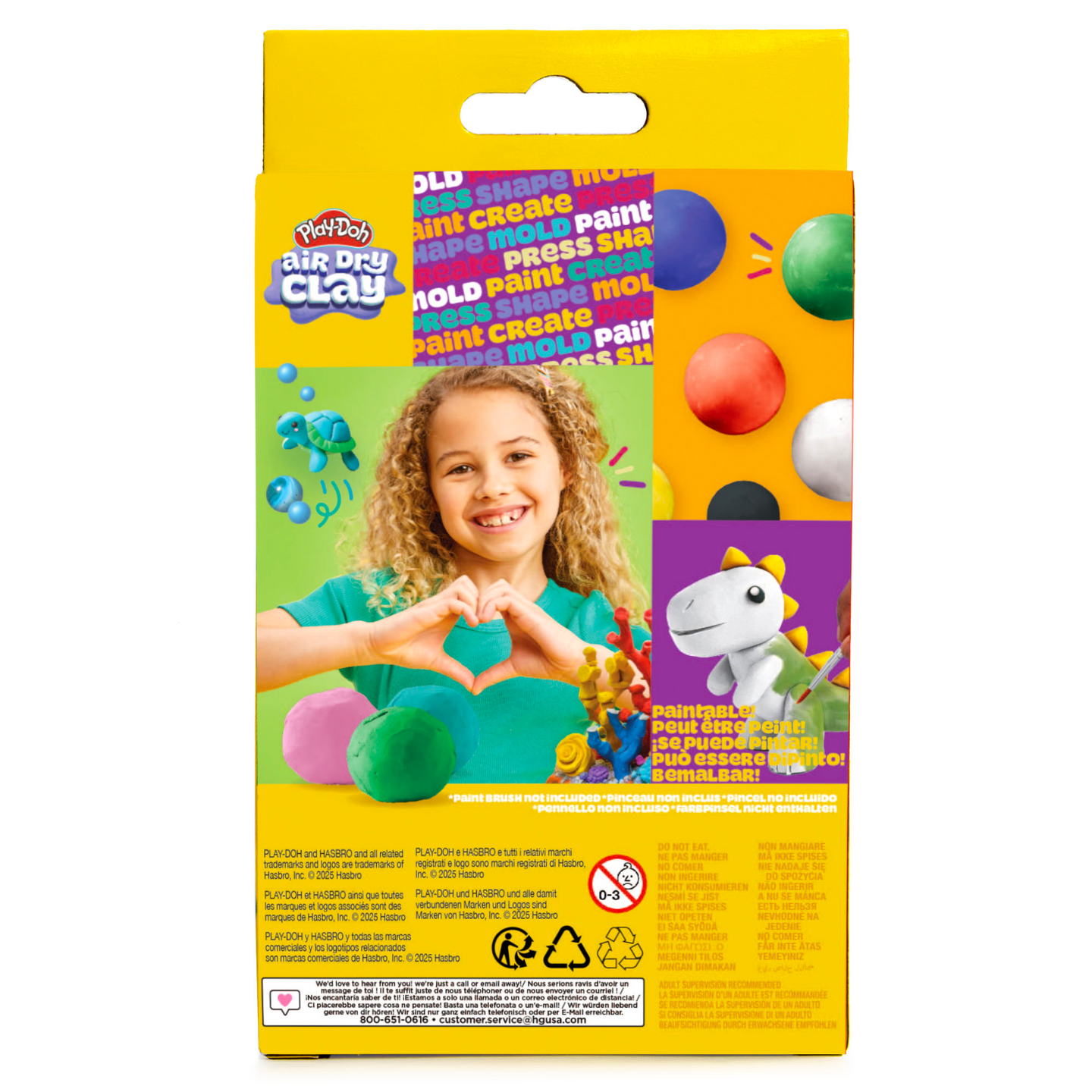 Play Doh ilmakuivuvasavi kaveriboxi
