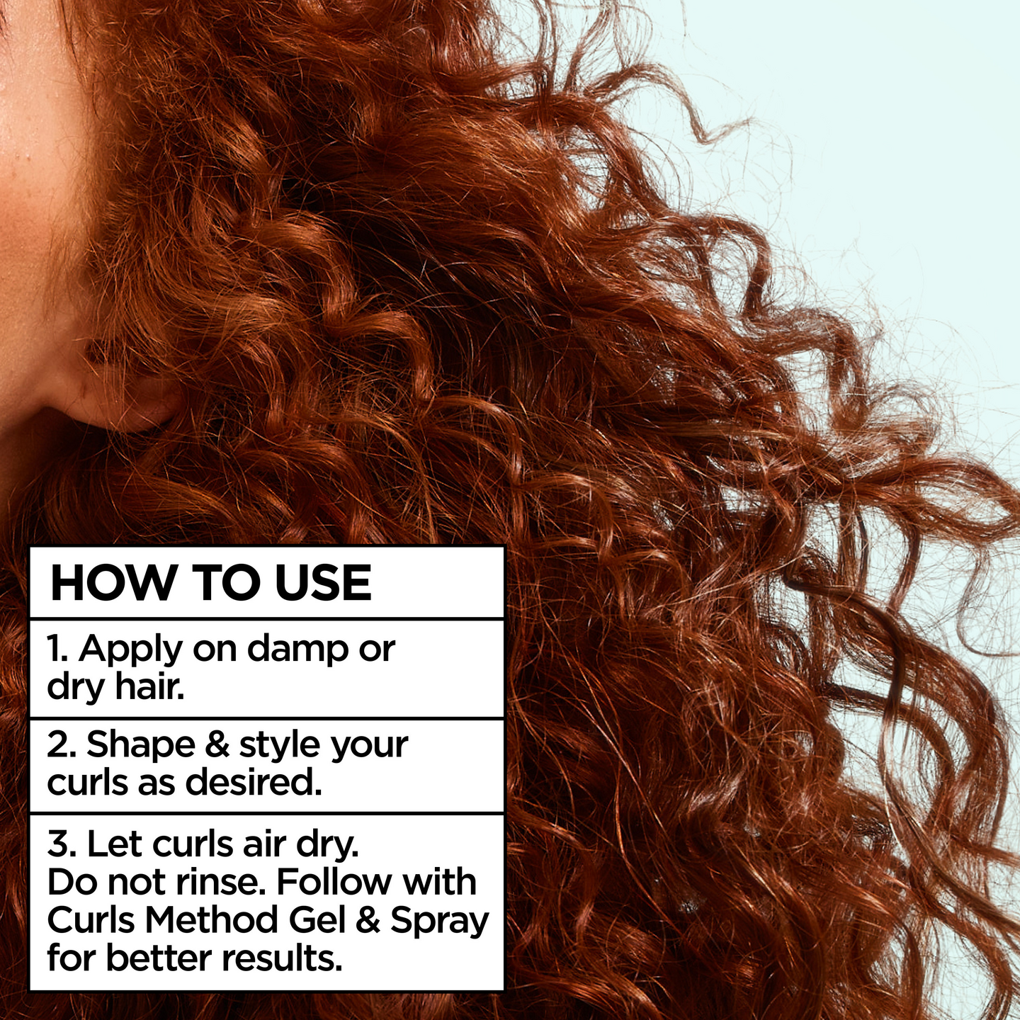 Garnier Fructis Method for Curls Air Dry Cream hiuksiin jätettävä hoitovoide 260ml