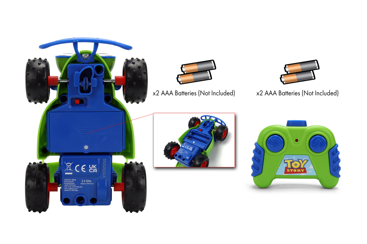 RC Toy Story Turbo Buggy 1:32