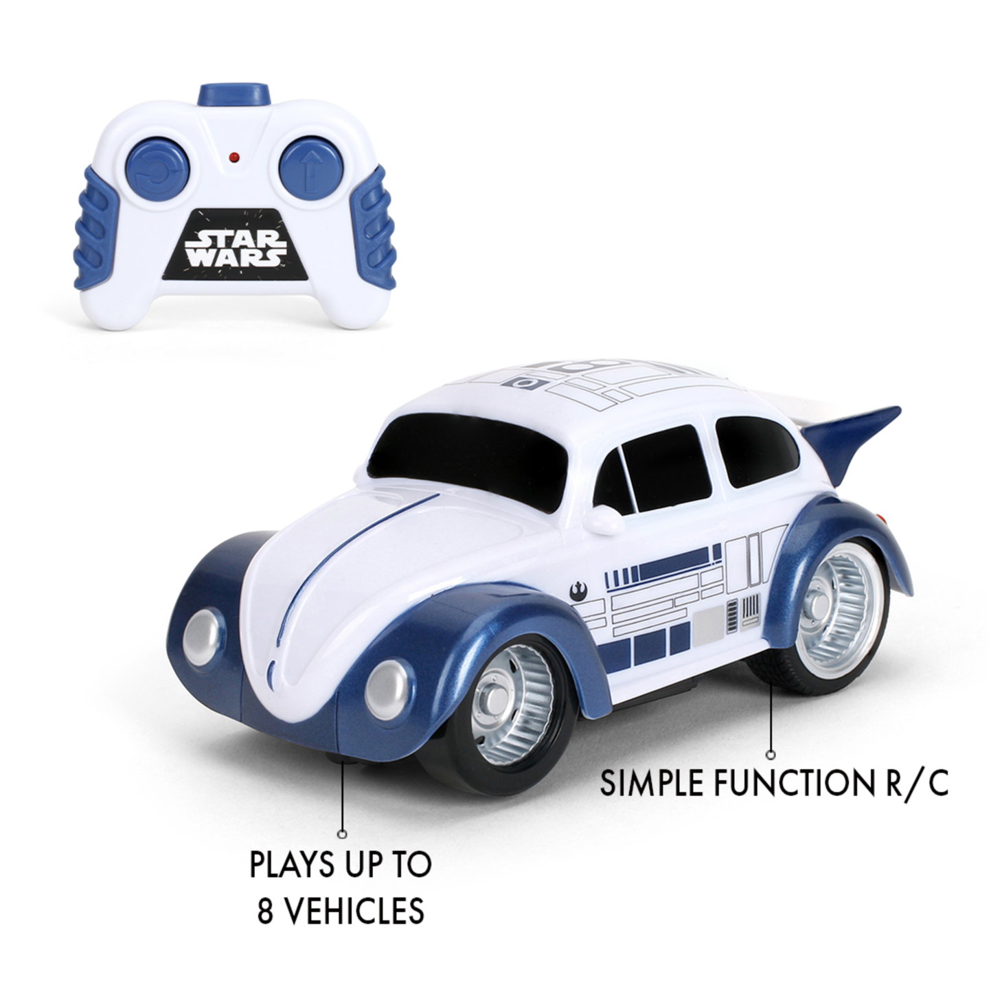 RC Star Wars R2D2 VW Beetle 1:32