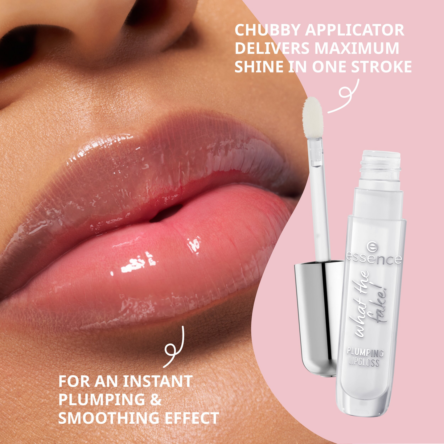 Essence what the fake! Plumping huulikiilto 100 Sheer Genius