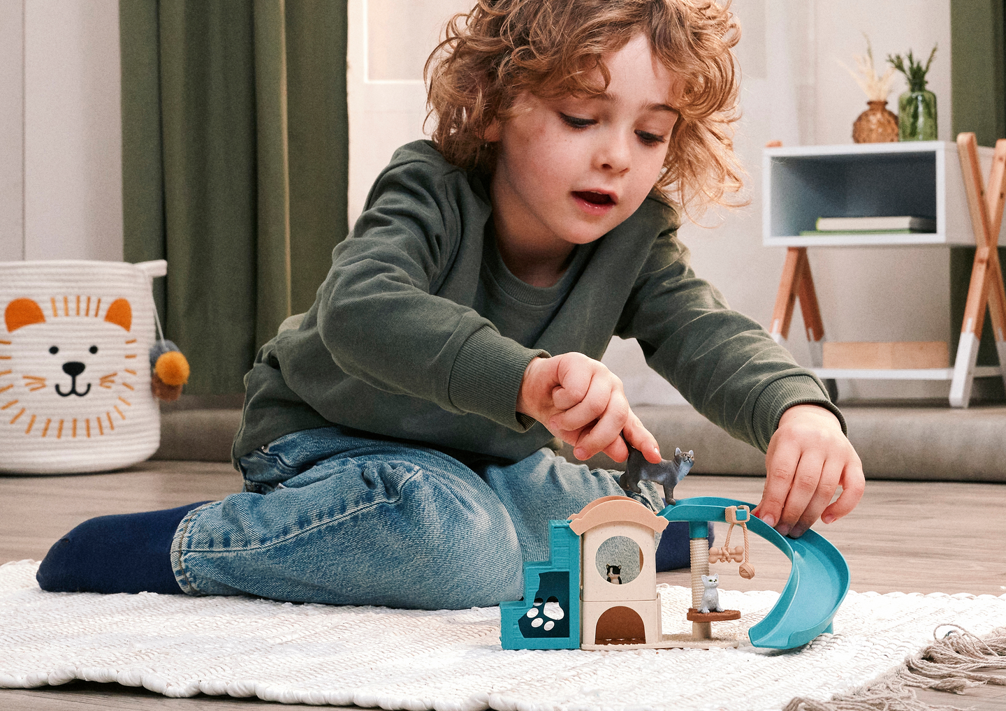 Schleich Leikkihauskaa kissoille