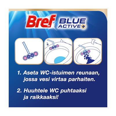 Bref wc-raikastin 50g Blue Active Flower