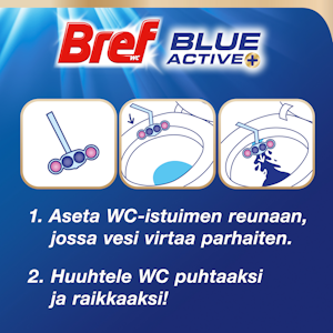 Bref wc-raikastin 50g Blue Active Flower