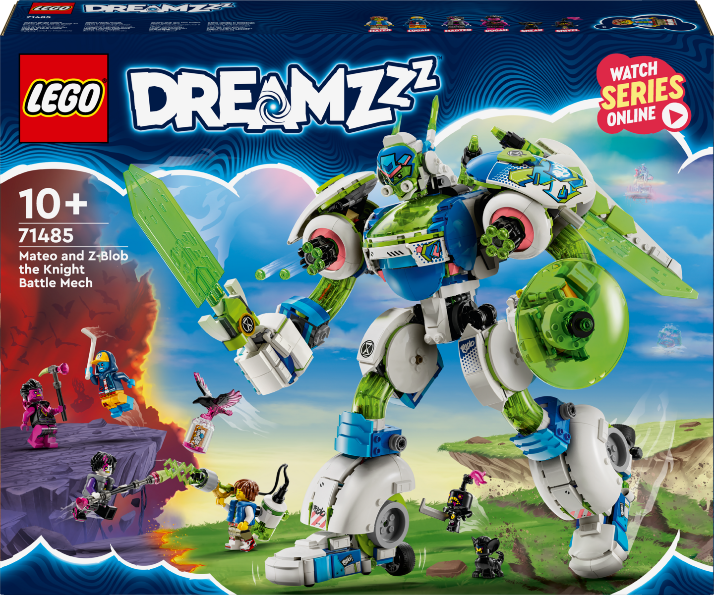 LEGO DREAMZzz 71485 Mateon ja Z-Blobin ritaritaistelurobotti