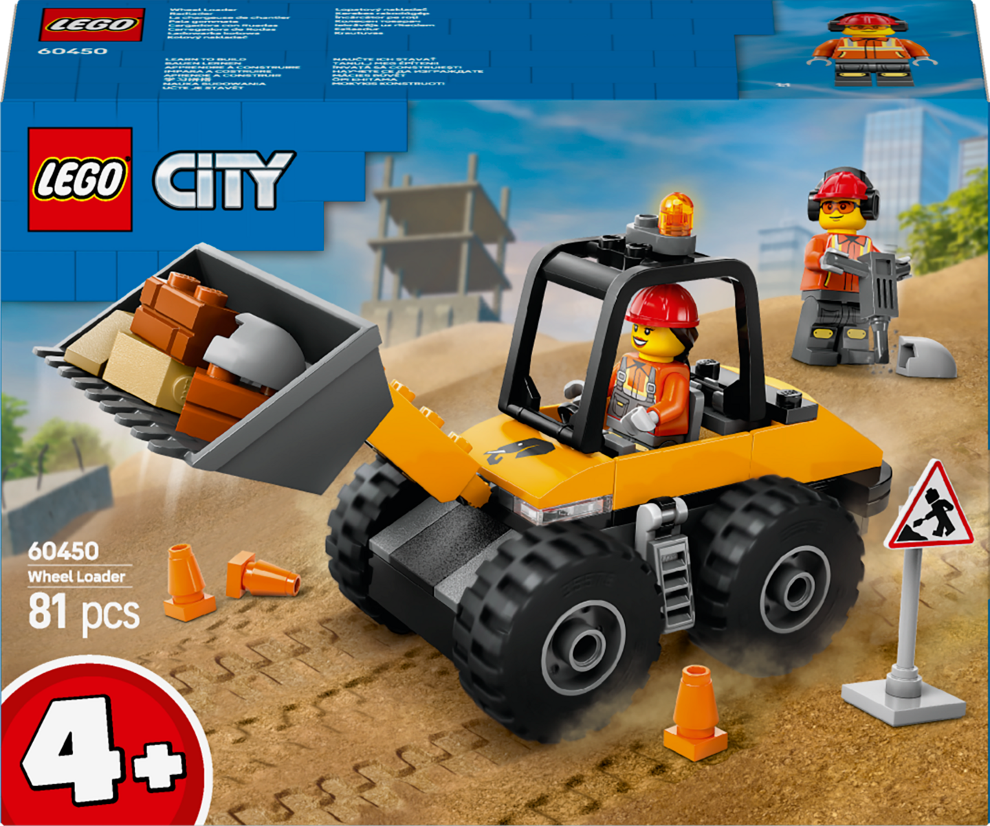 LEGO City  60450 Kelt. pyöräkuormaaja