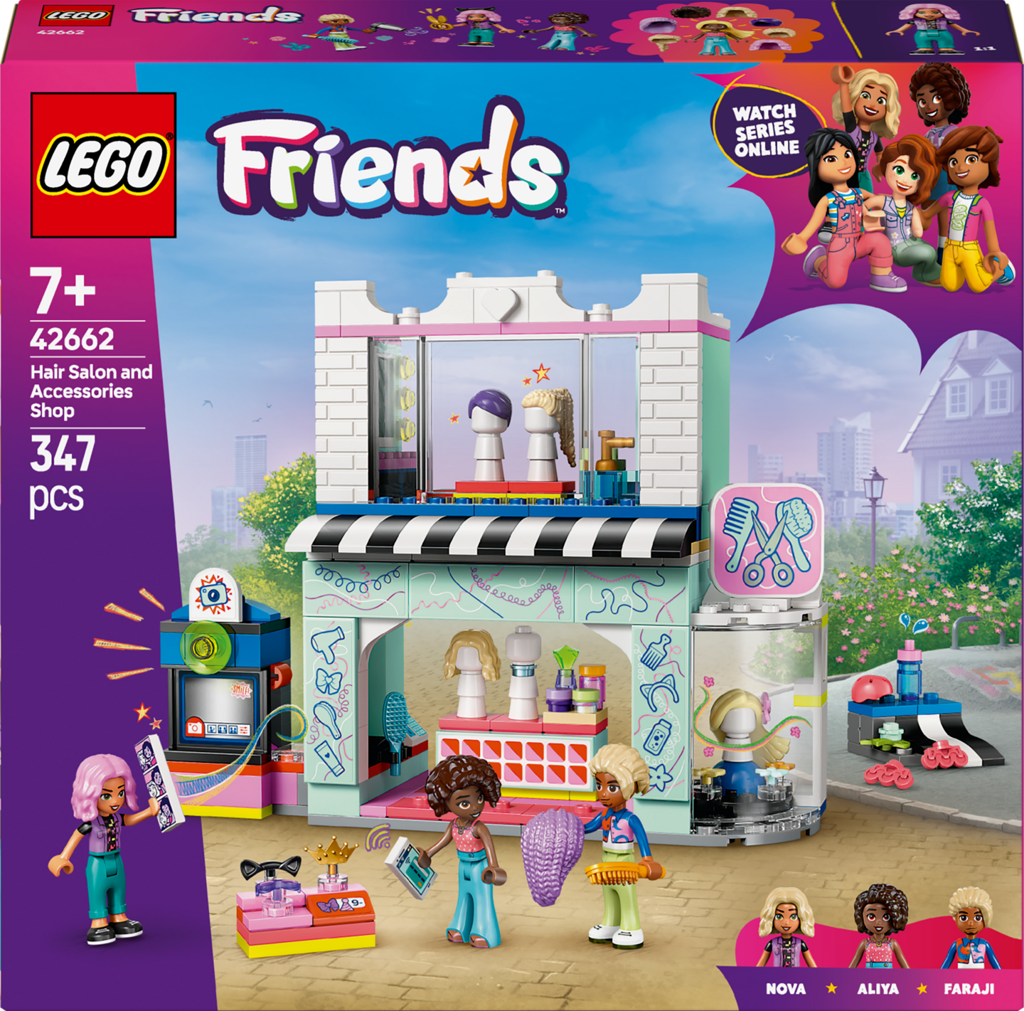 LEGO Friends 42662 Kampaamo ja asuliike
