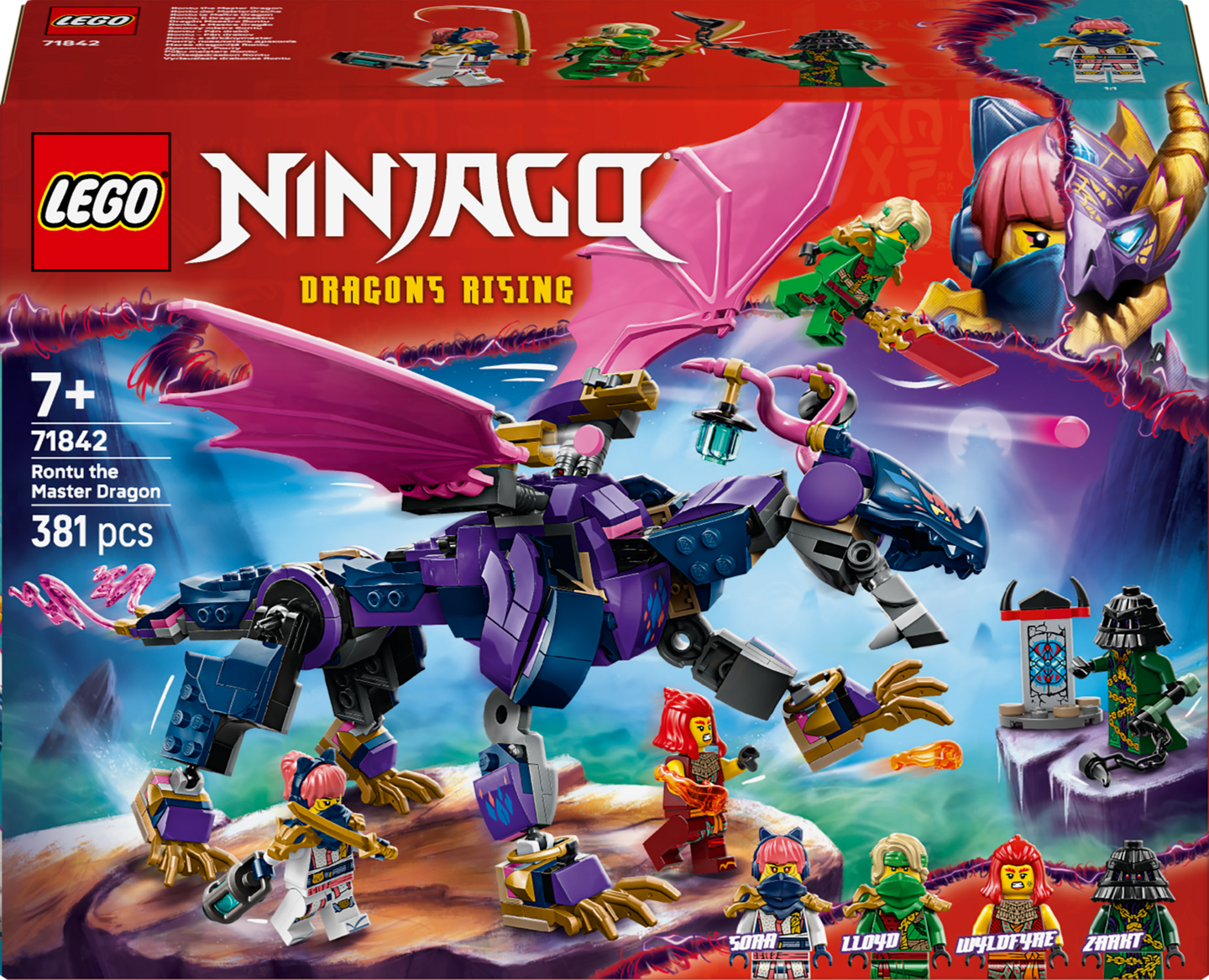 LEGO NINJAGO 71842 Rontu-mestarilohikäärme