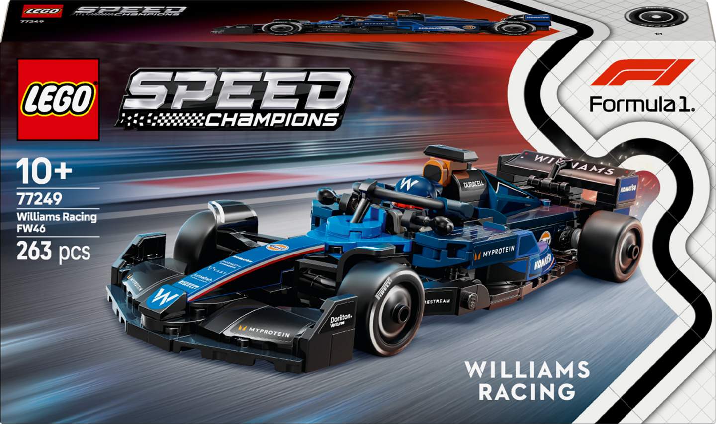 LEGO Speed Champions 77249 Williams Racing FW46 F1 kilpa-auto