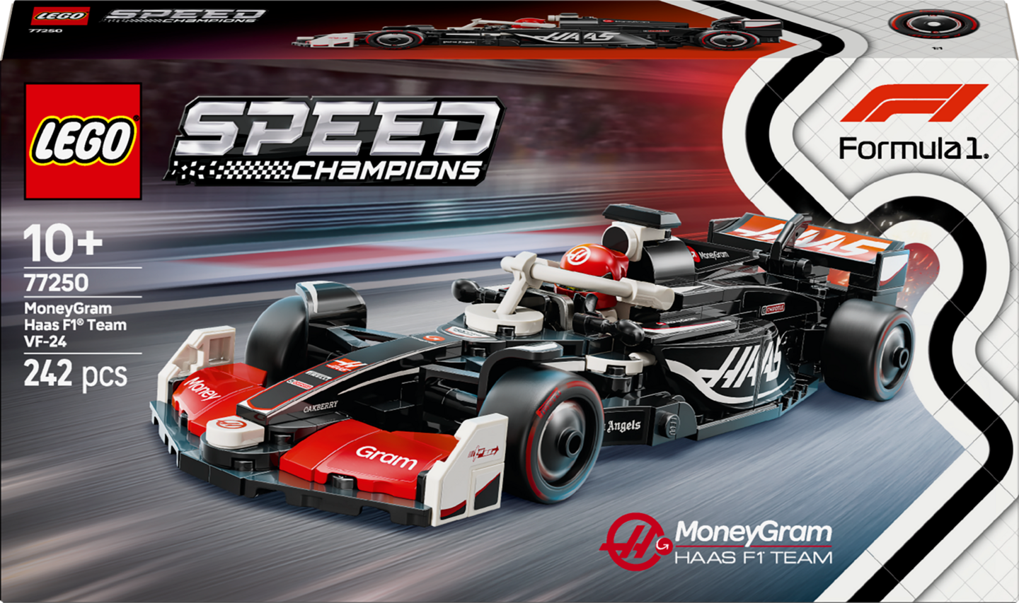 LEGO Speed Champions 77250 MoneyGram Haas F1 Team VF-24 kilpa-auto