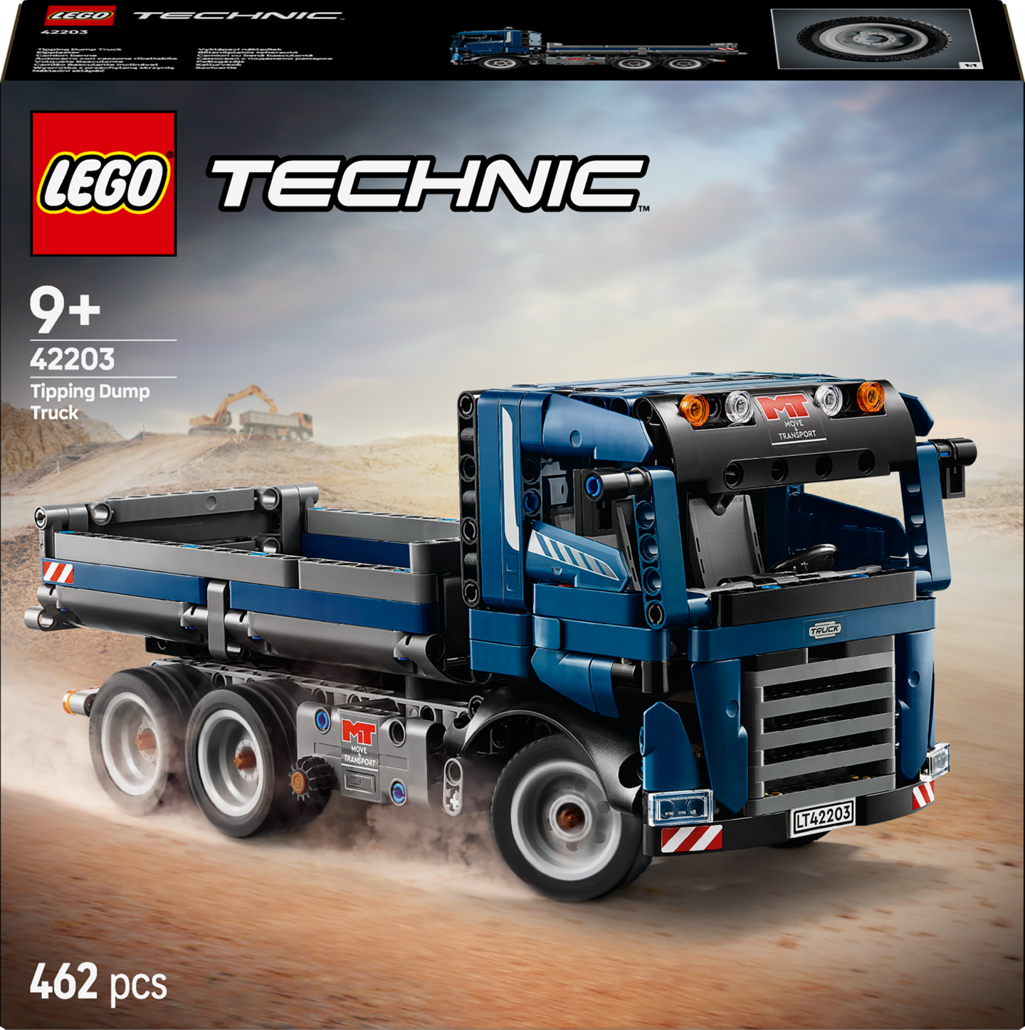 LEGO  Technic 42203 Kippiauto, Sinisen työkoneen setti