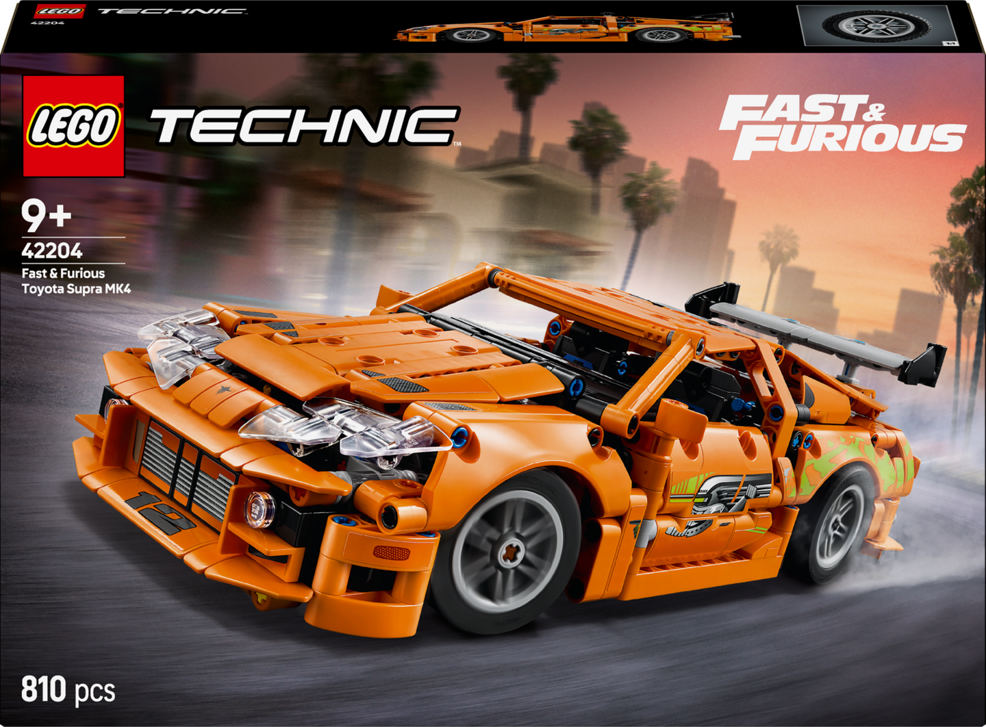 LEGO Technic 42204 Fast and Furious Toyota Supra MK4