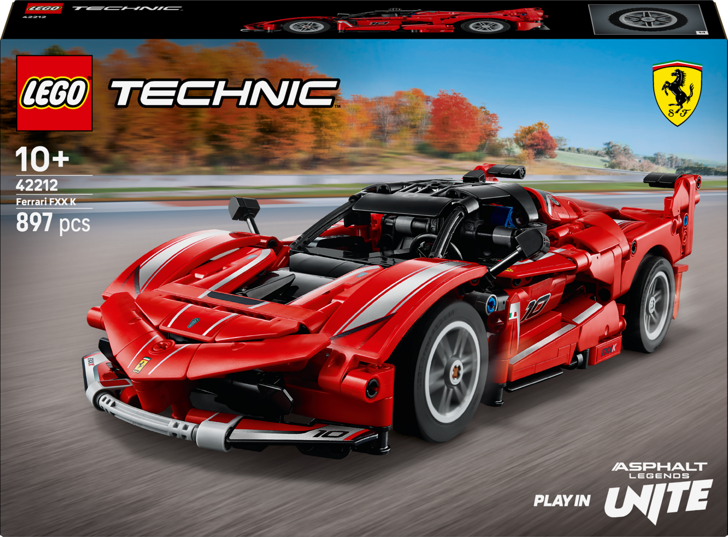 LEGO® Technic Ferrari FXX K, Pienoismalli, Tiedelelu 42212