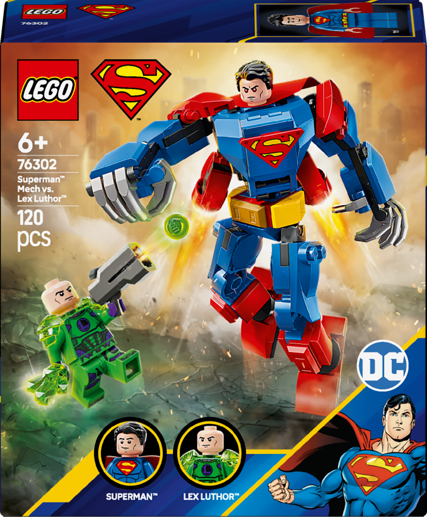 LEGO SH 76302 Superman-rob vs Lex Luthor