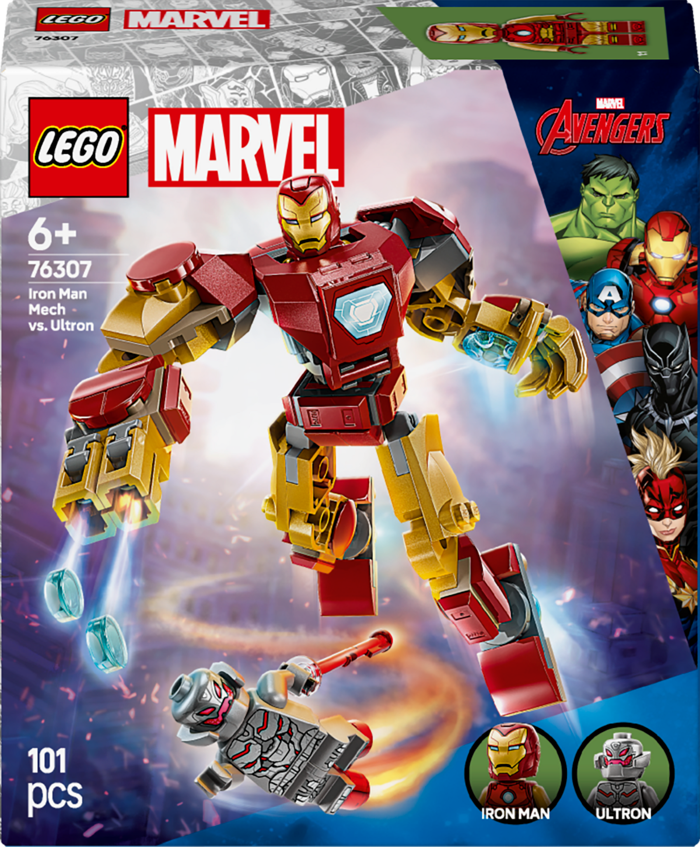 LEGO SH 76307 Iron Man rob vs Ultron