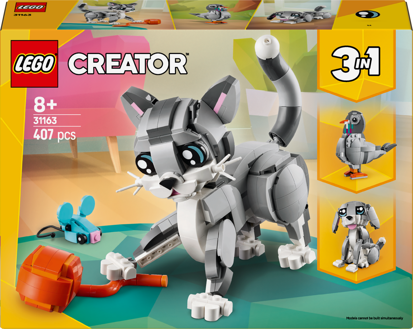 LEGO Creator 31163 Leikkisä kissa