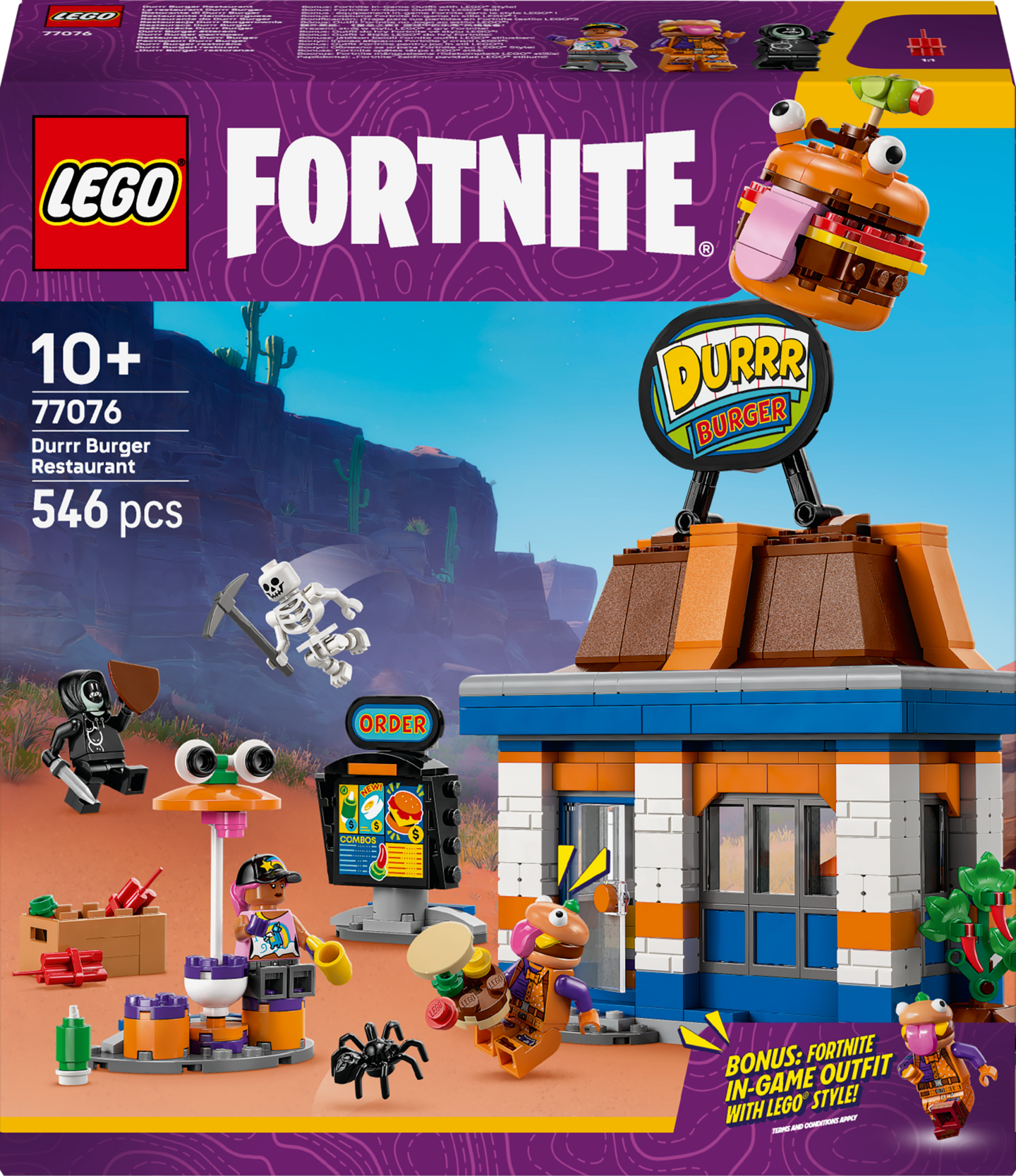 LEGO Fortnite 77076 Durrr Burger ravintola