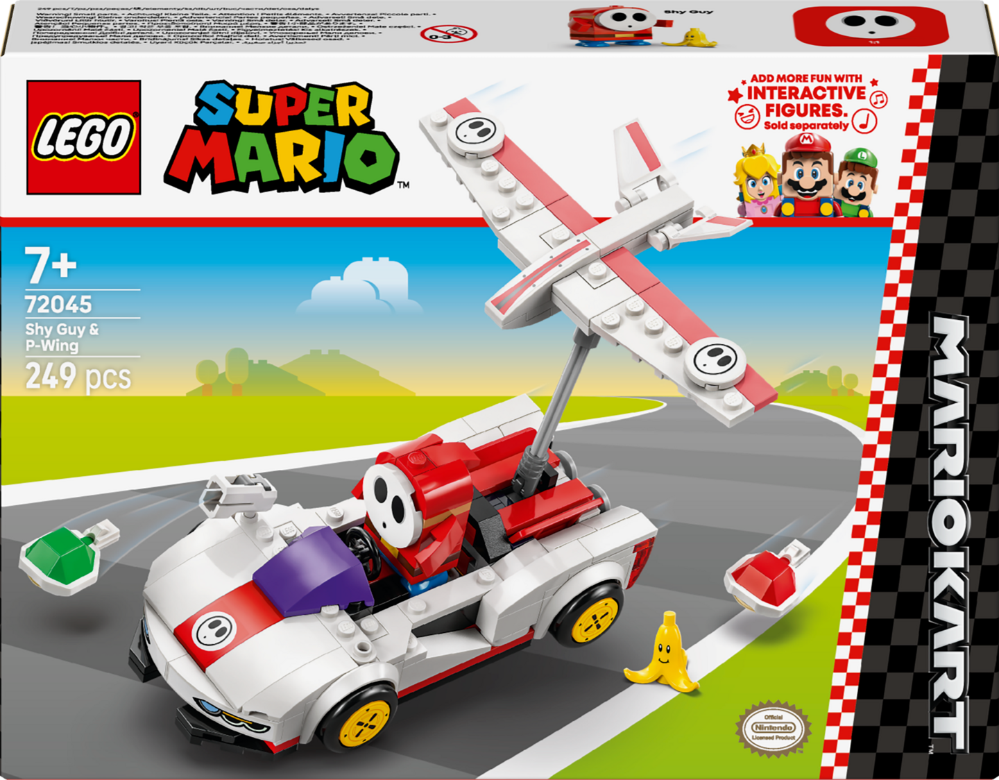 LEGO® Super Mario™: Mario Kart™ – Shy Guy ja P-Wing 72045