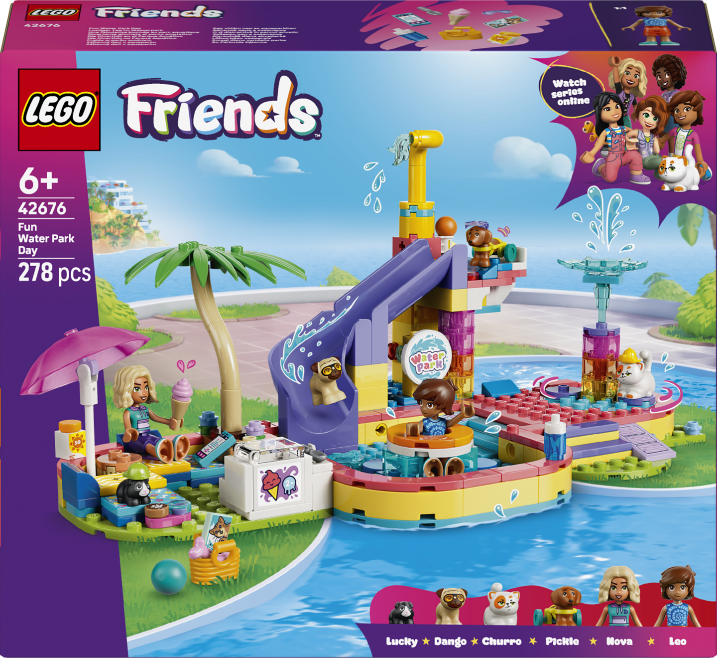 LEGO Friends 42676 Päivä vesipuistossa