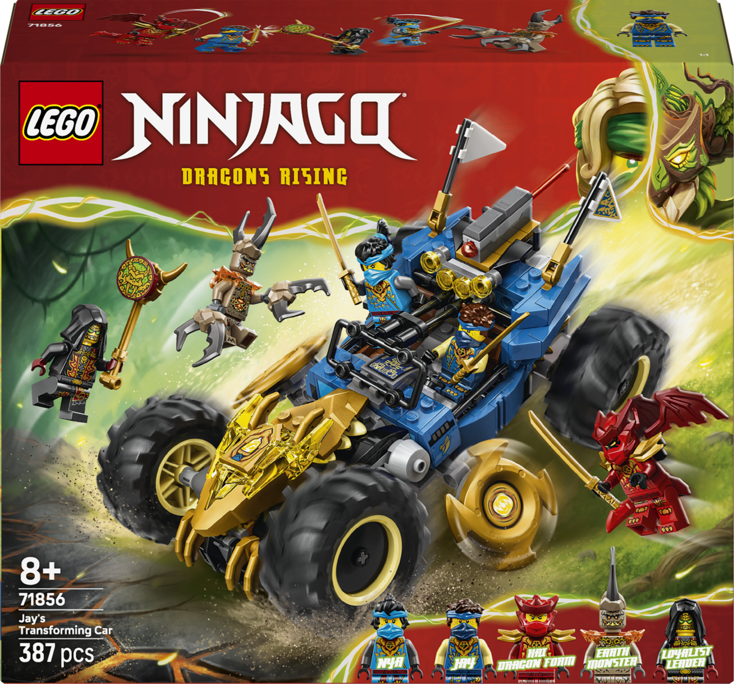 LEGO NINJAGO 71856 Jayn muuntautumiskykyinen auto