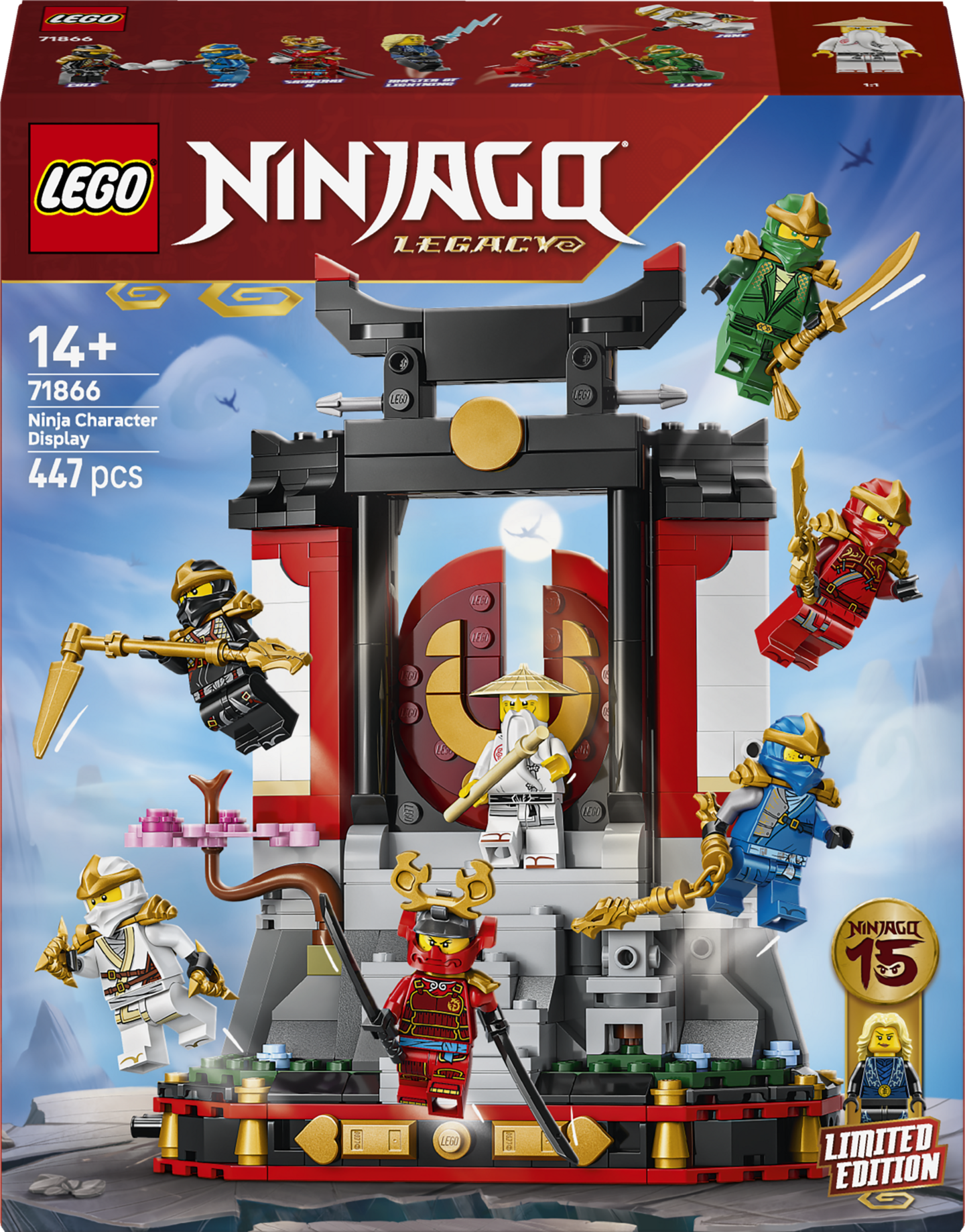 LEGO NINJAGO 71866 Ninjahahmokollaasi – 15-vuotisjuhlamalli