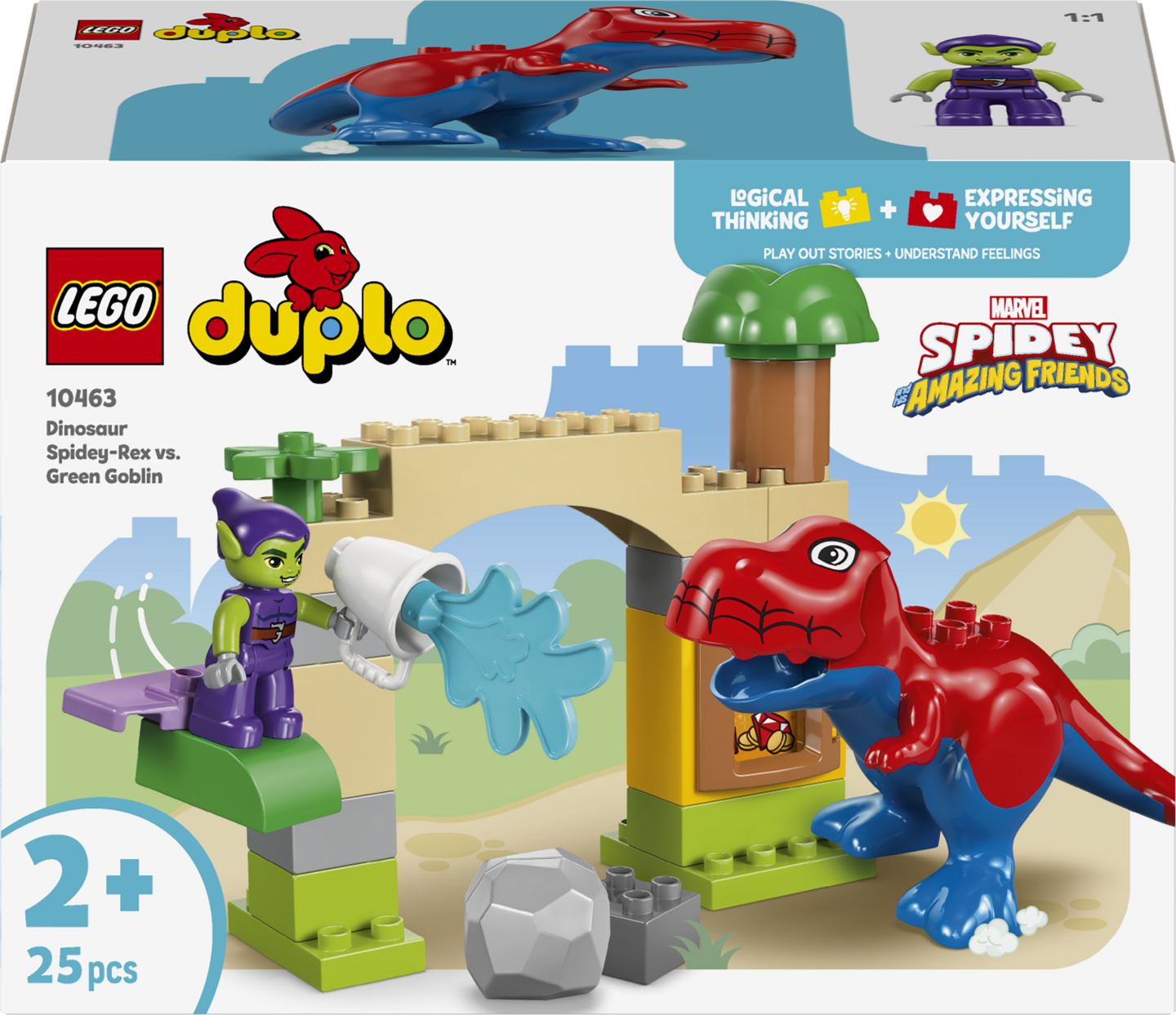 LEGO DUPLO 10463 Spidey-Rex-dinosaurus