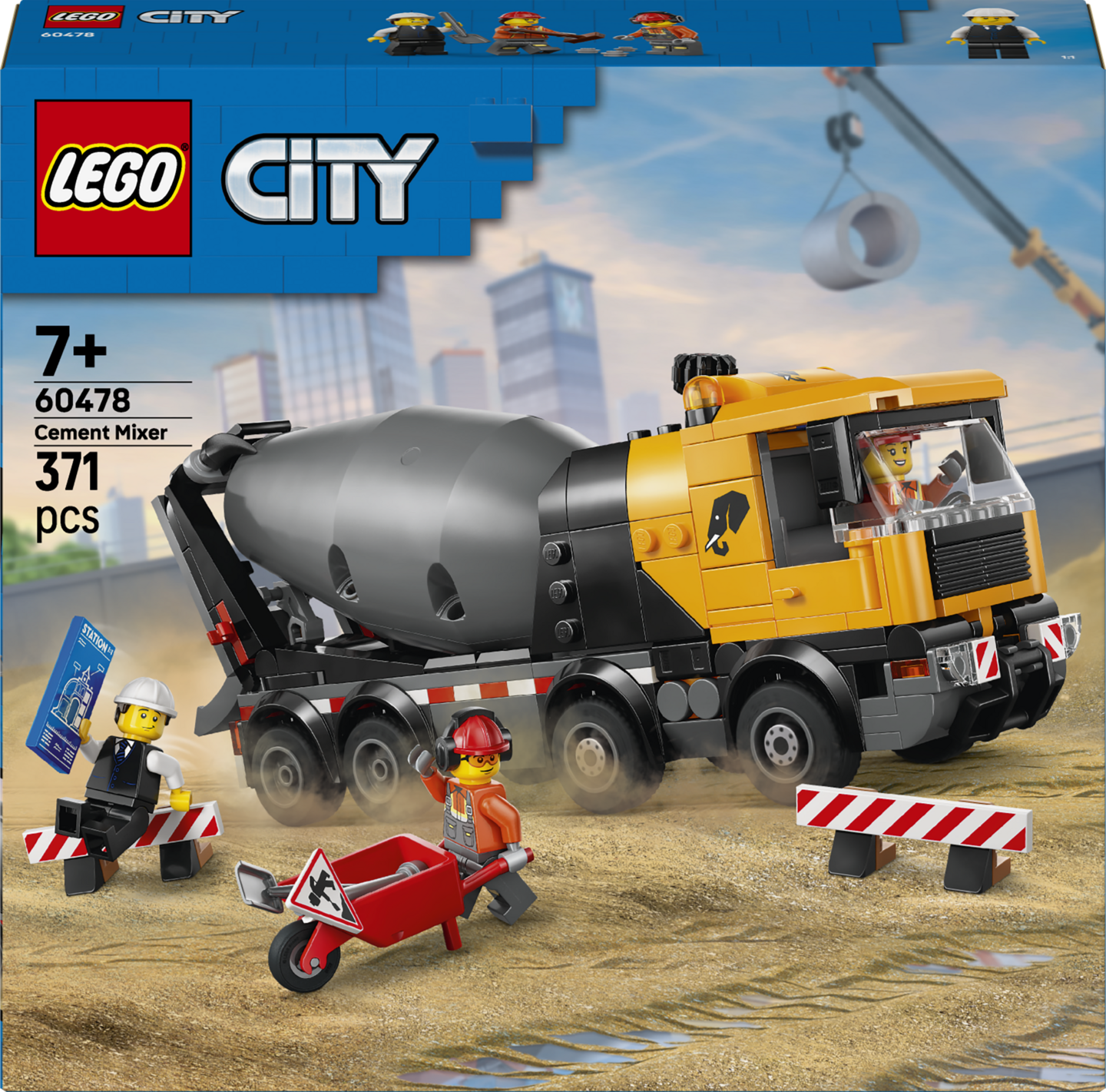LEGO City 60478 Betoniauto