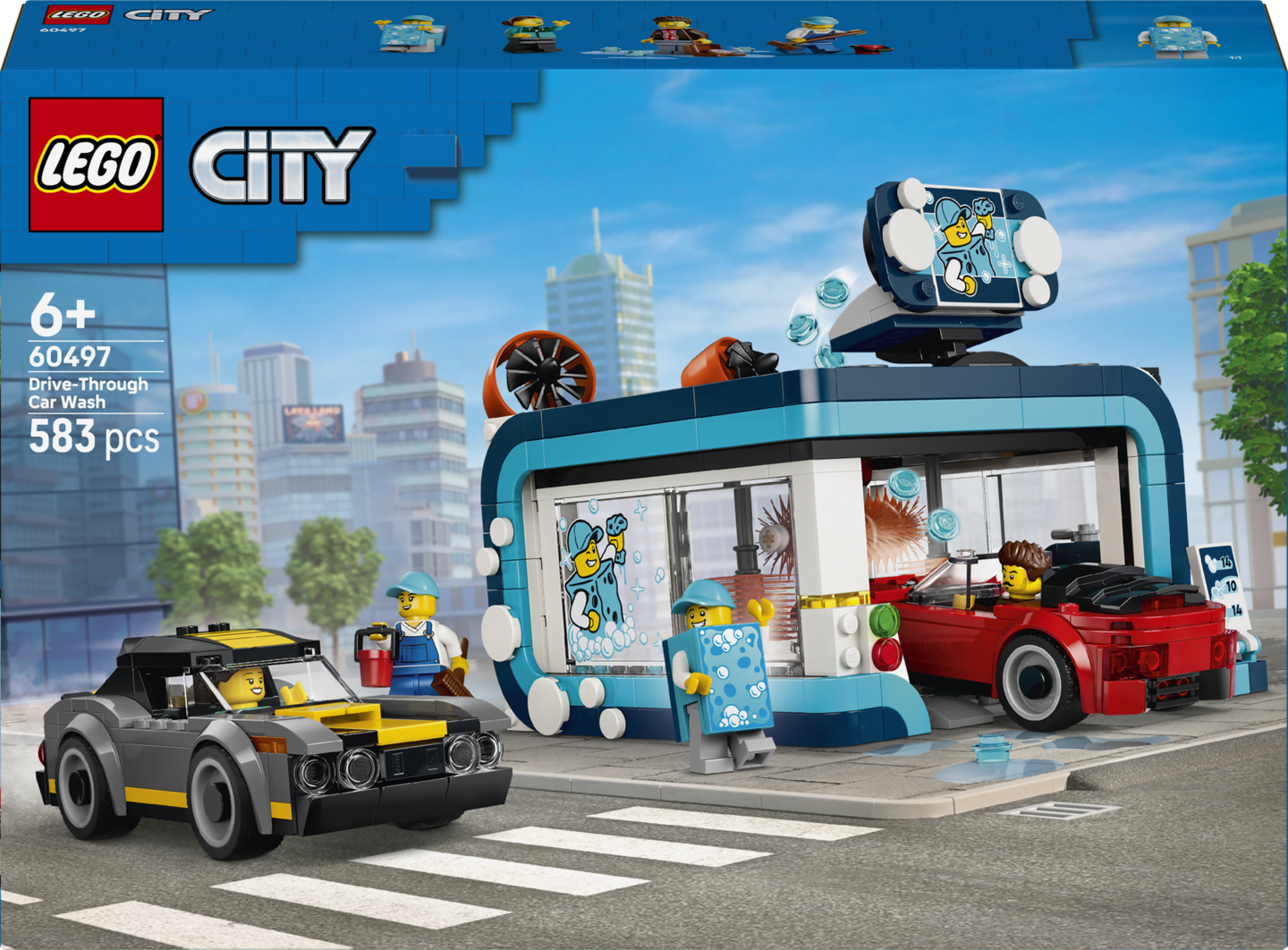 LEGO City 60497 Läpiajettava autopesula