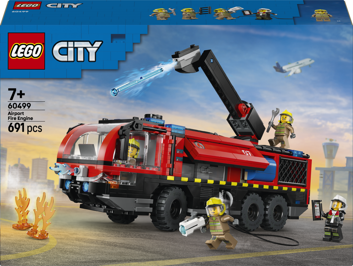 LEGO City 60499 Lentokentän paloauto