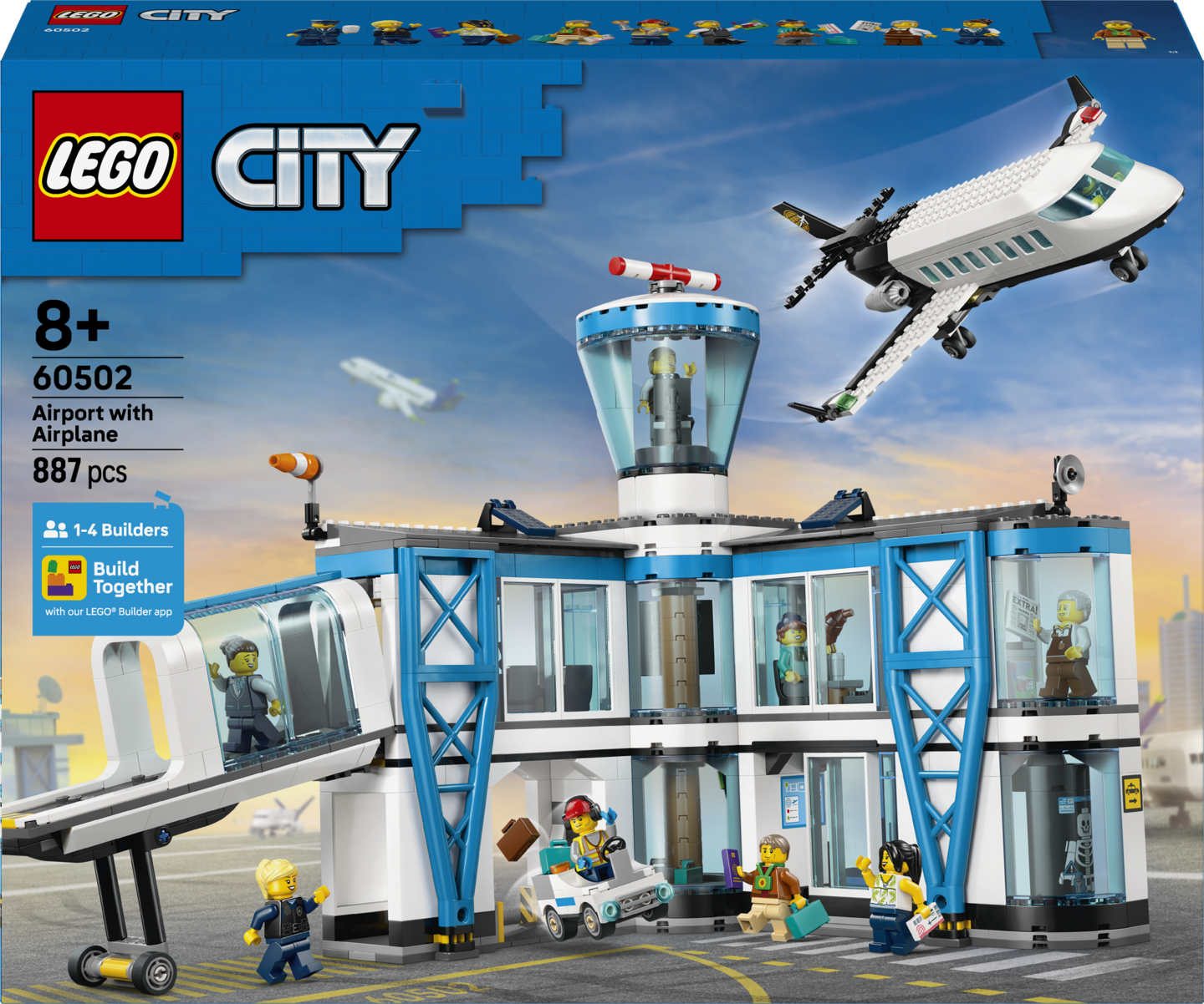 LEGO City 60502 Lentokenttä ja lentokone