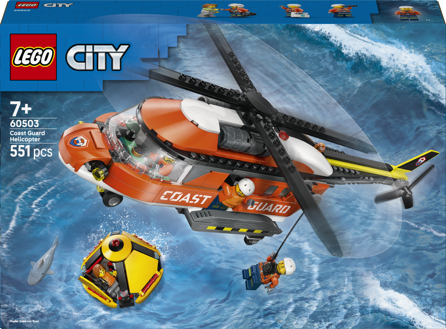 LEGO City 60503 Rannikkovartioston helikopteri