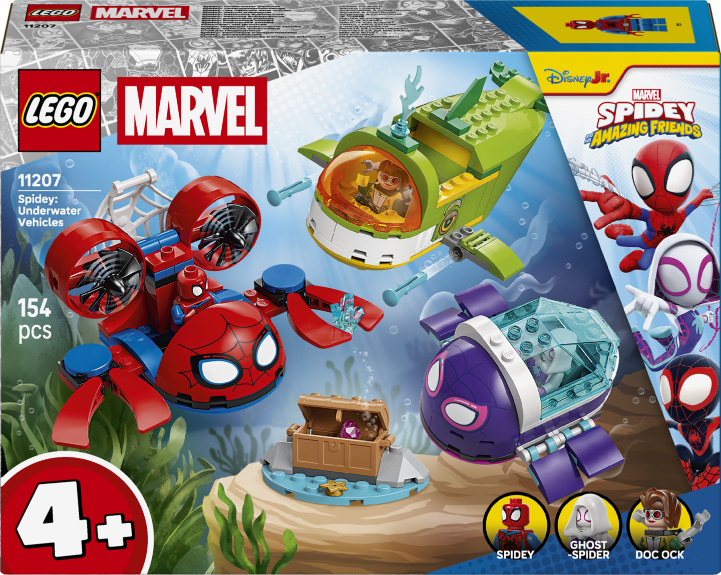 LEGO Marvel 11207 Spidey ja vedenalaiset menopelit