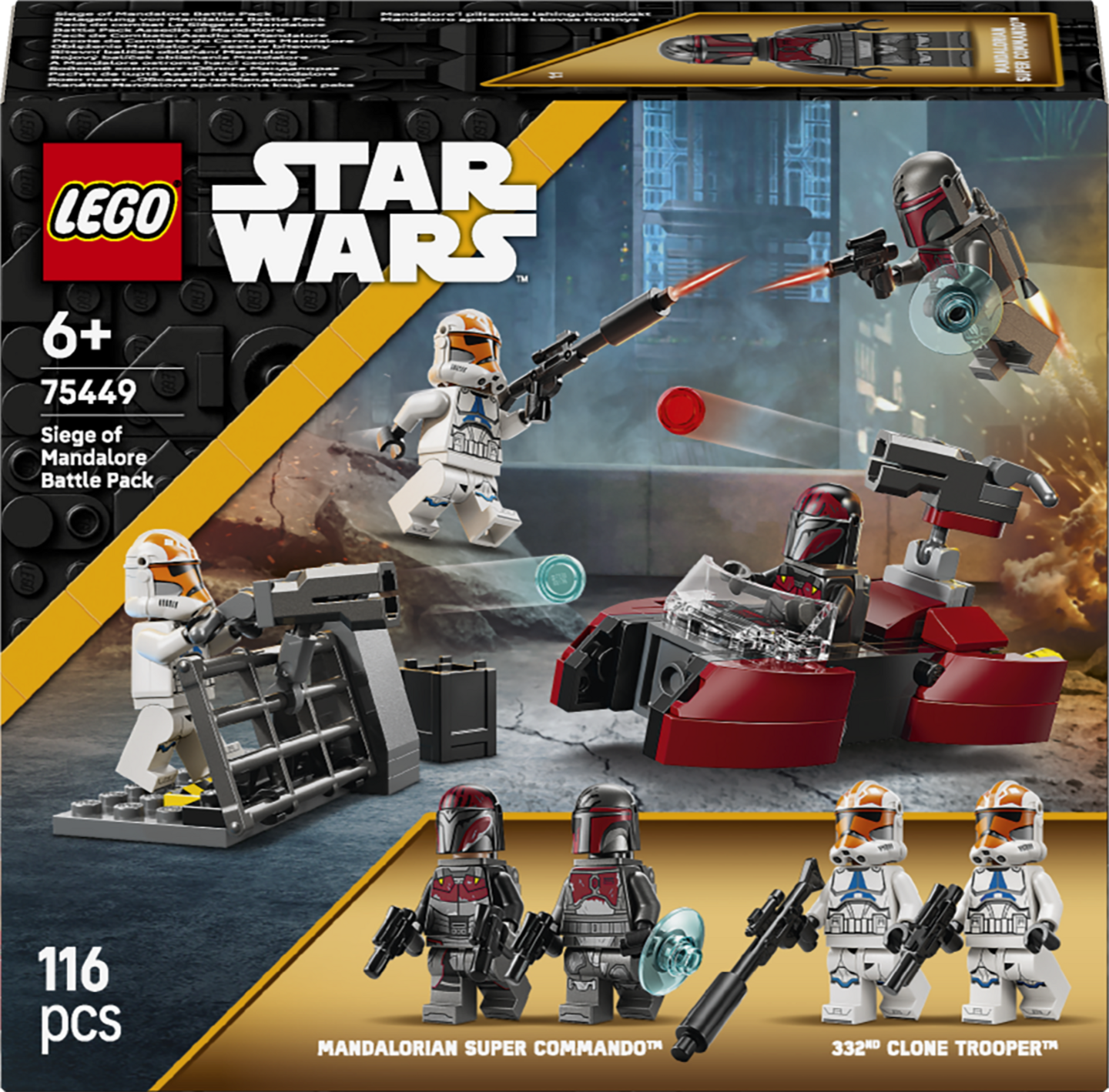 LEGO Star Wars 75449 Mandaloren piiritys ‑taistelupakkaus