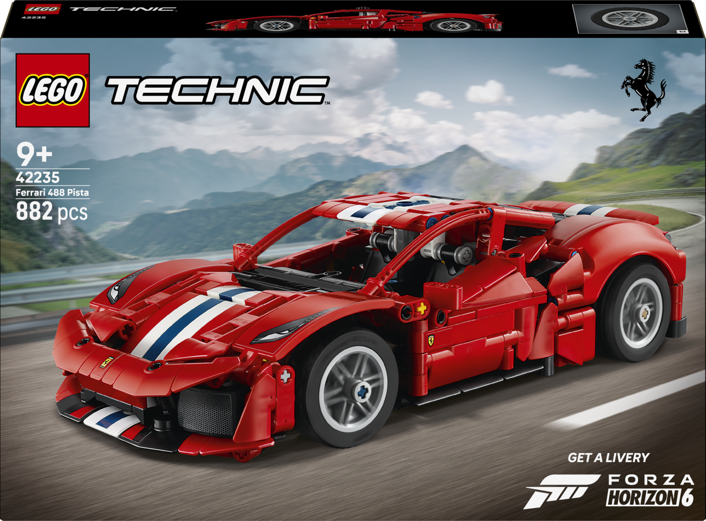 LEGO Technic 42235 Ferrari 488 PISTA