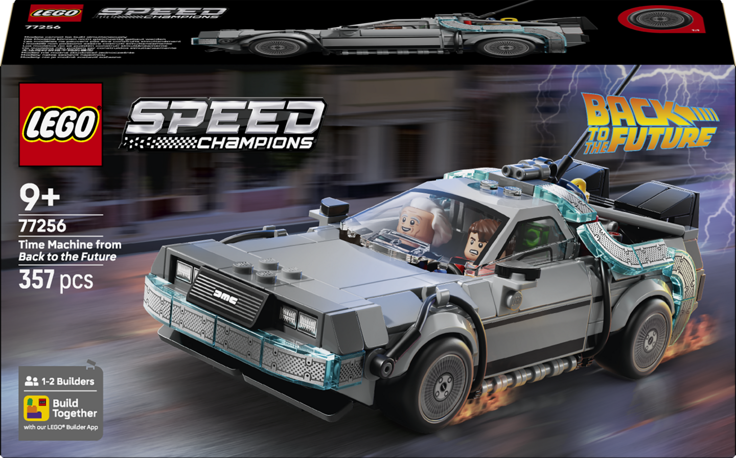 LEGO Speed Champions 77256 Aikakone Paluu tulevaisuuteen ‑elokuvasta