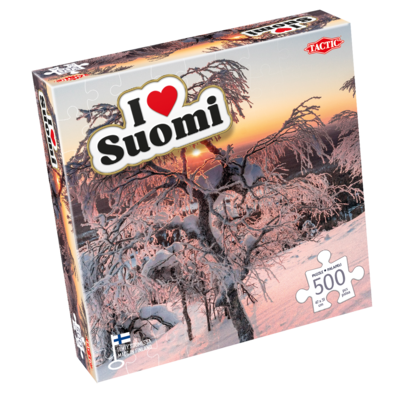 Tactic I love Suomi palapeli 500 erilais