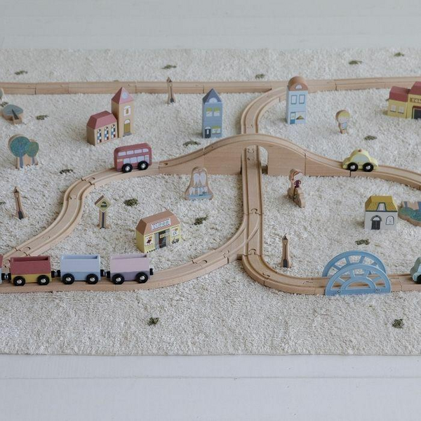 Puinen Junarata XL 107 osaa