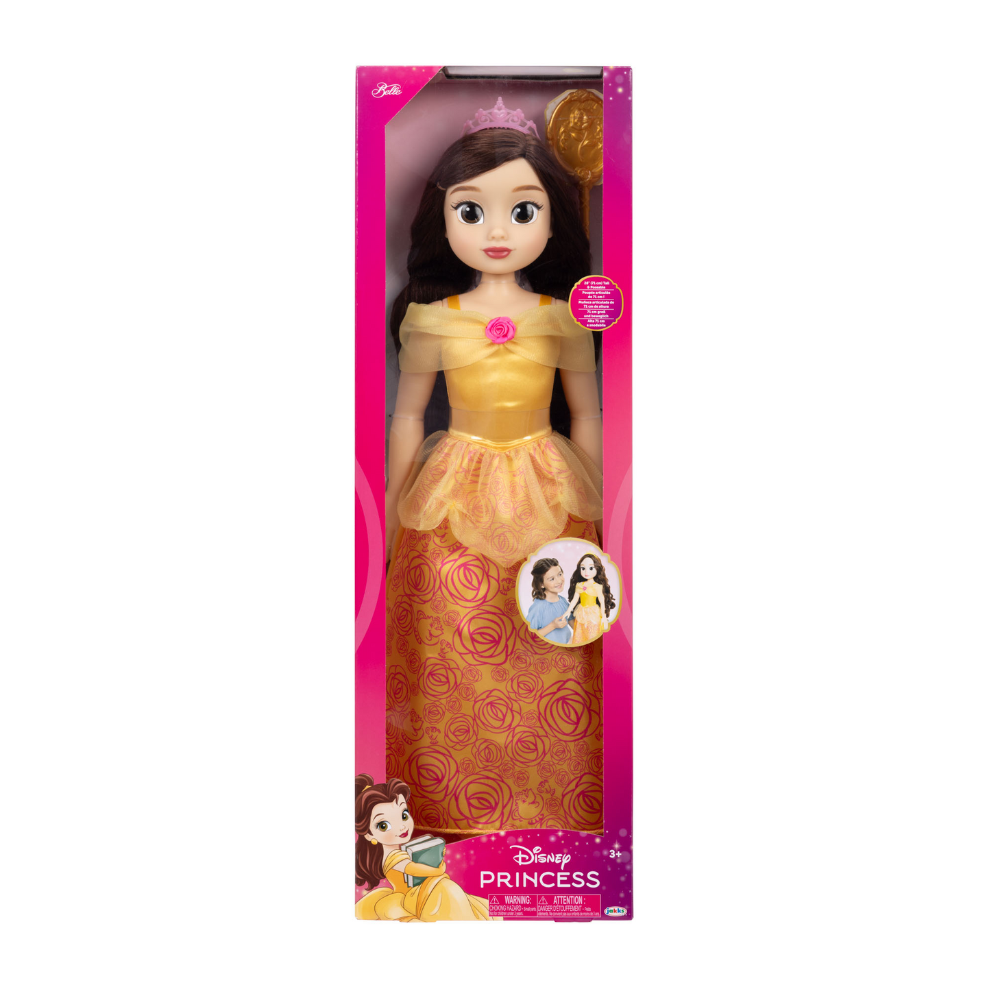 Disneys Princess Belle nukke 71 cm